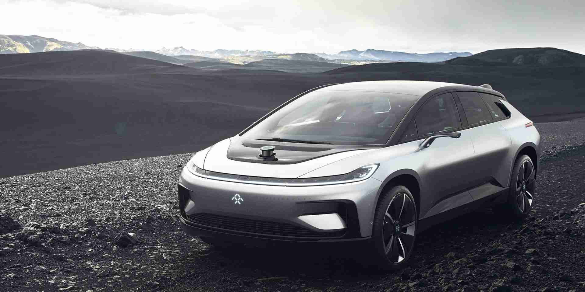 Faraday Future’s FF91, entering the stage to compete against Tesla