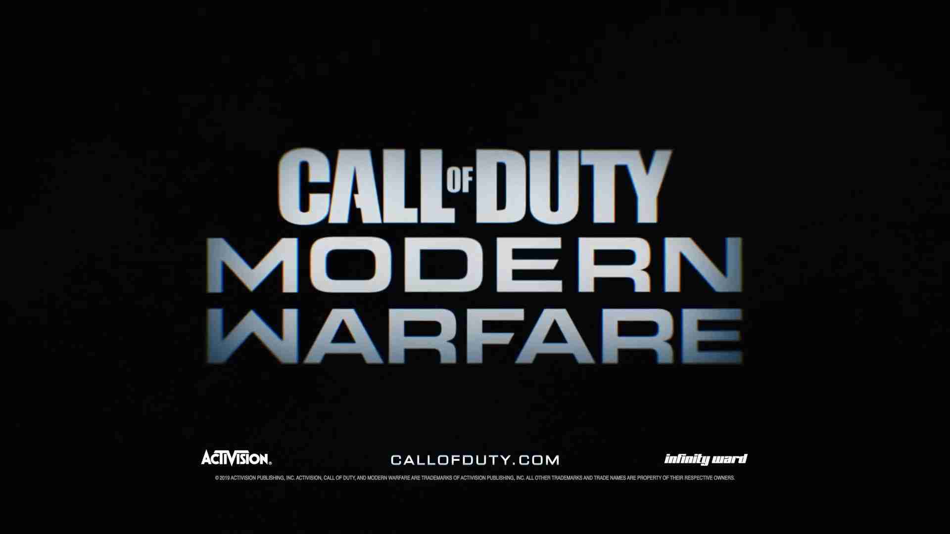 Call of Duty Modern Warfare – Reveal Trailer