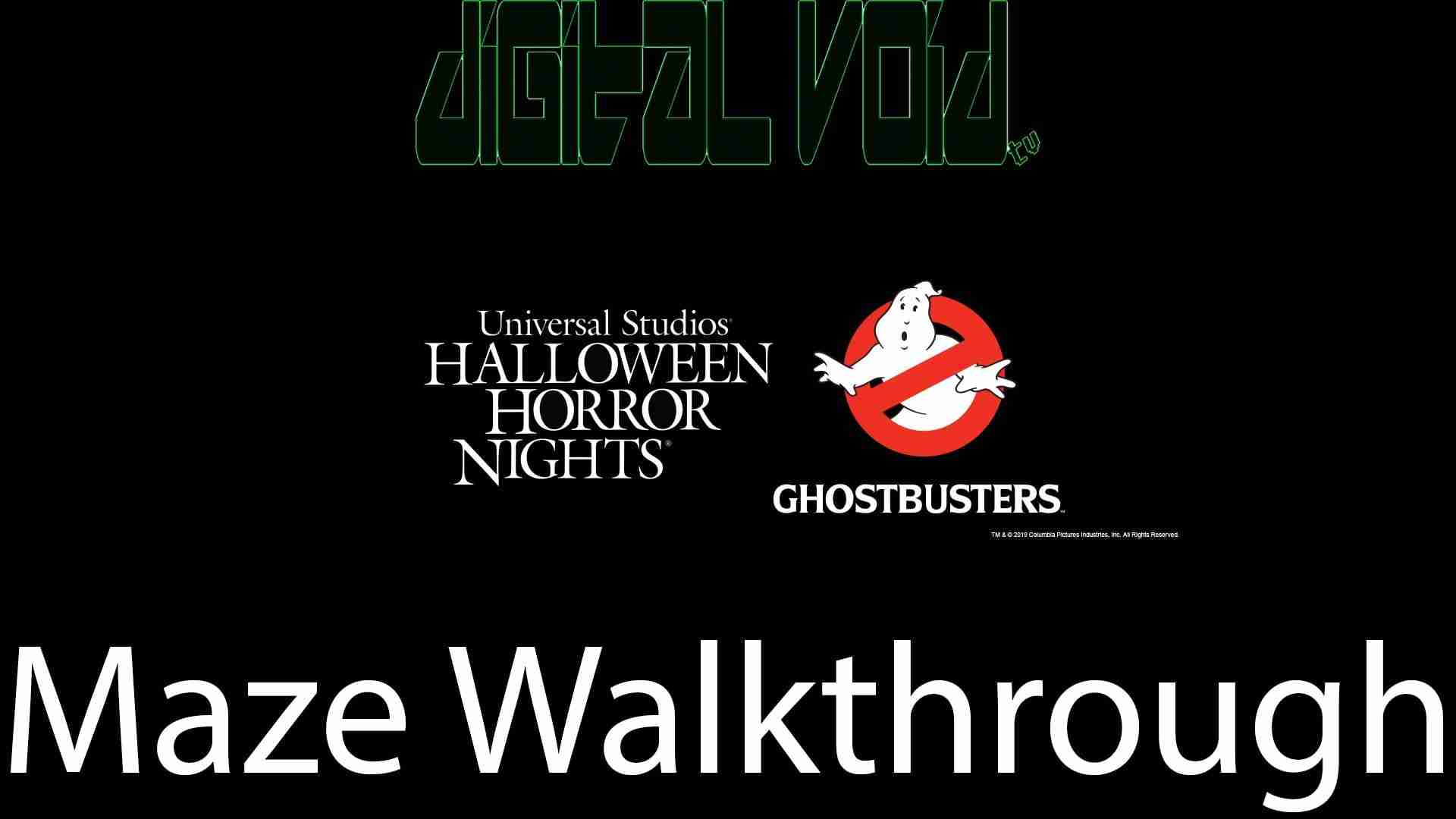 Ghostbusters Walkthrough HHN 2019