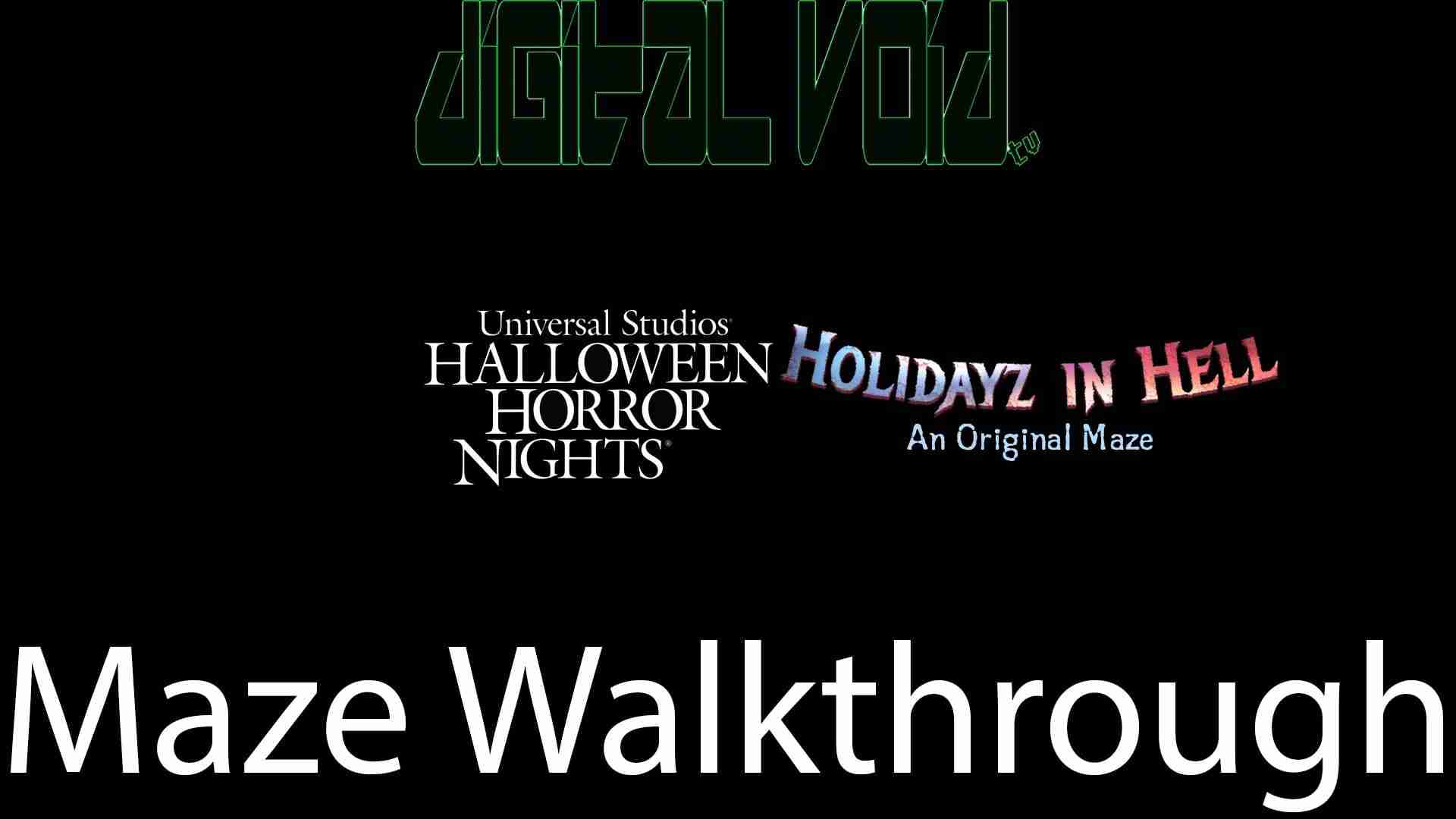 Holidayz In Hell Walkthrough HHN 2019